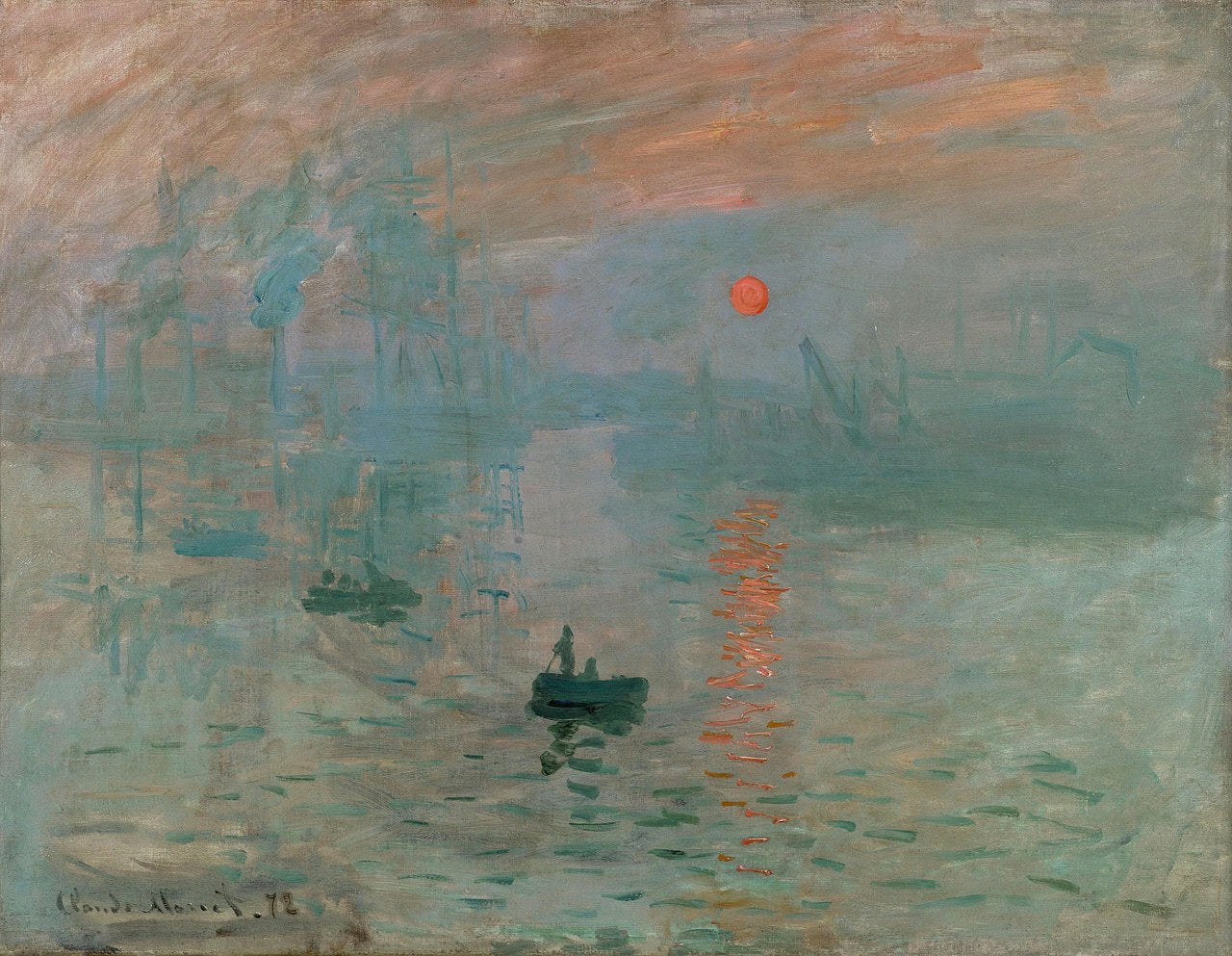 Collana Lenorarte Monet "Impressione, Sorgere del Sole"