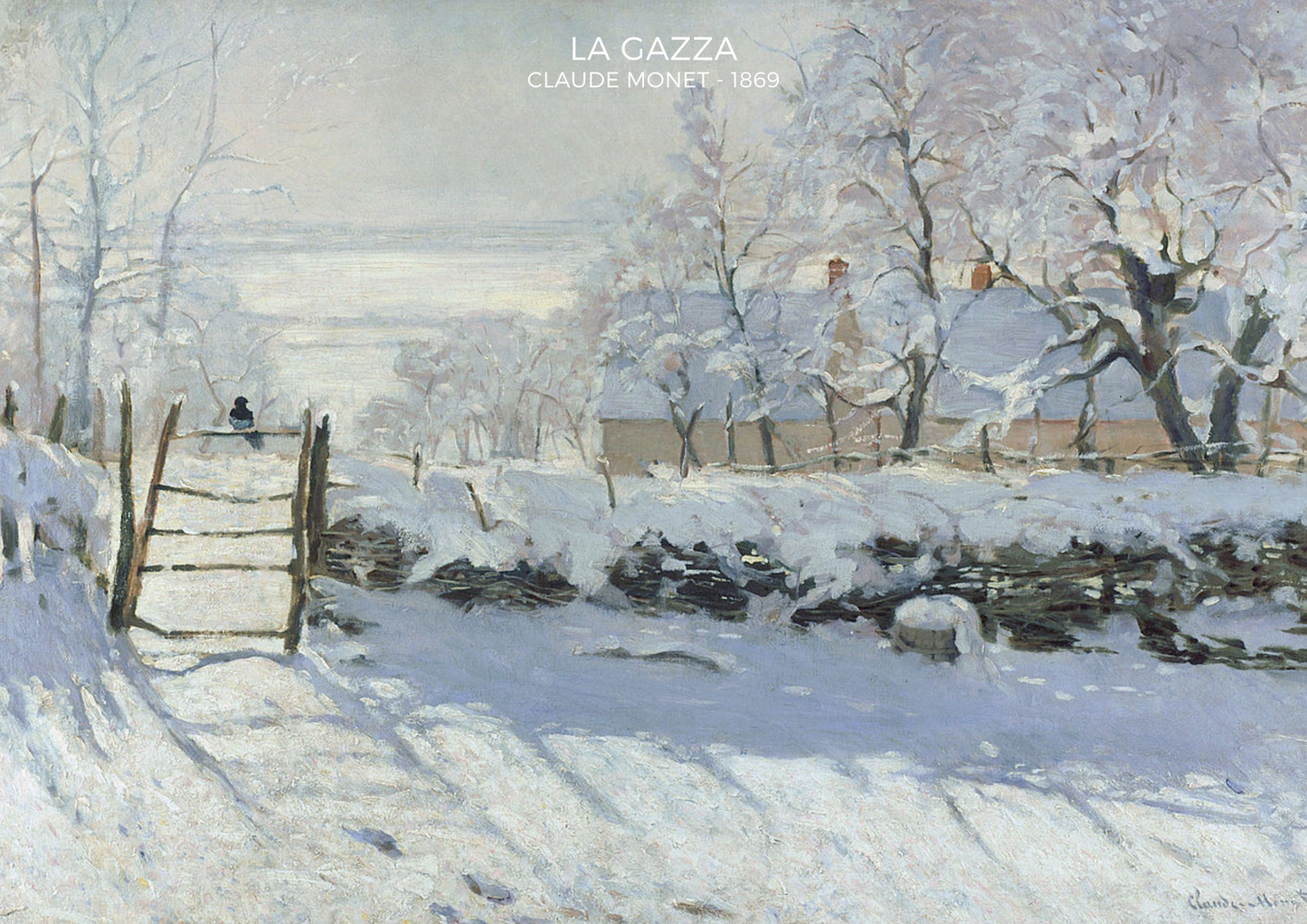 Collana Lenorarte Monet "La gazza" *speciale Natale