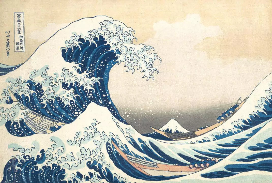 Collana Lenorarte Hokusai "La Grande Onda di Kanagawa"